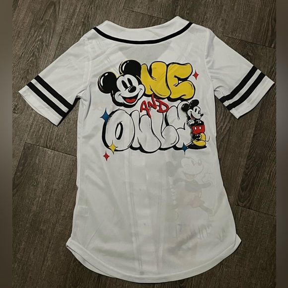 NWOT Mickey Mouse Baseball Jersey (S) - Picture 2 of 5